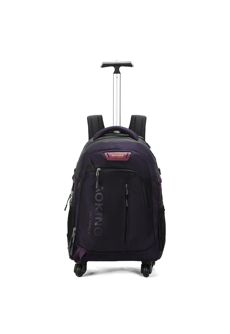 Rucsac-troler cu buzunare cu fermoar