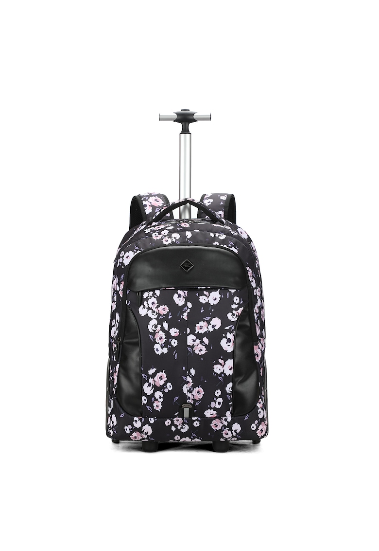 Rucsac-troler unisex cu imprimeu floral