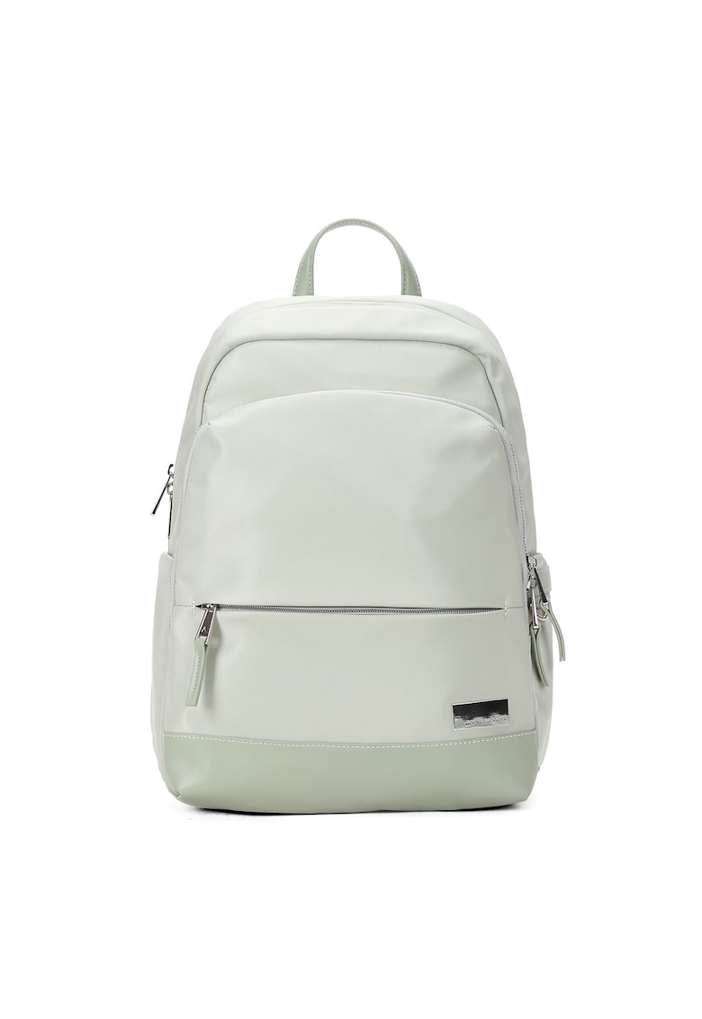 Rucsac cu model uni si barete ajustabile - Verde