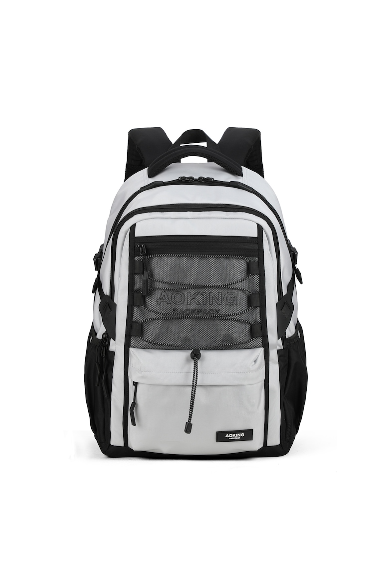 Rucsac unisex cu buzunare multiple si compartiment pentru sticla de apa