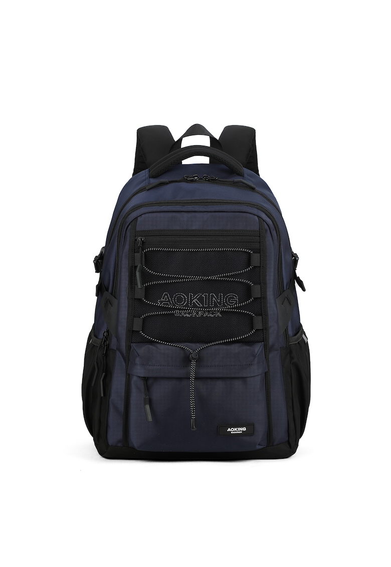 Rucsac unisex cu buzunare multiple si compartiment pentru sticla de apa