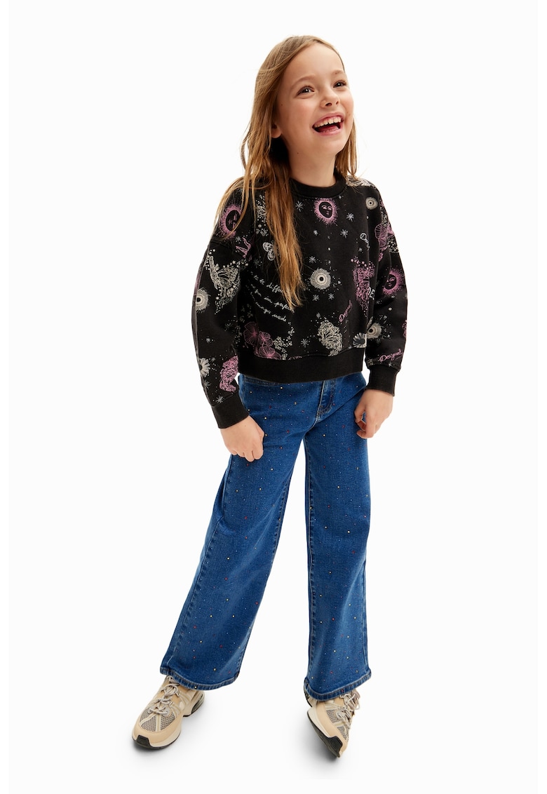 Bluza de trening din bumbac cu imprimeu grafic