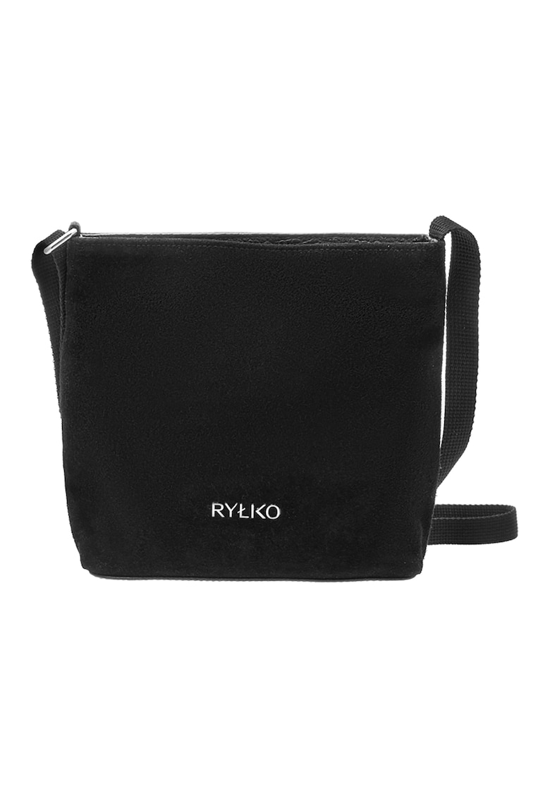 Rylko - Geanta crossbody de piele si piele intoarsa