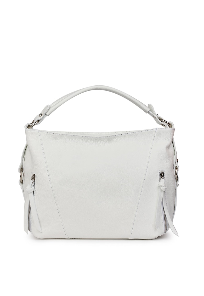 Geanta dama din piele naturala Samira galben