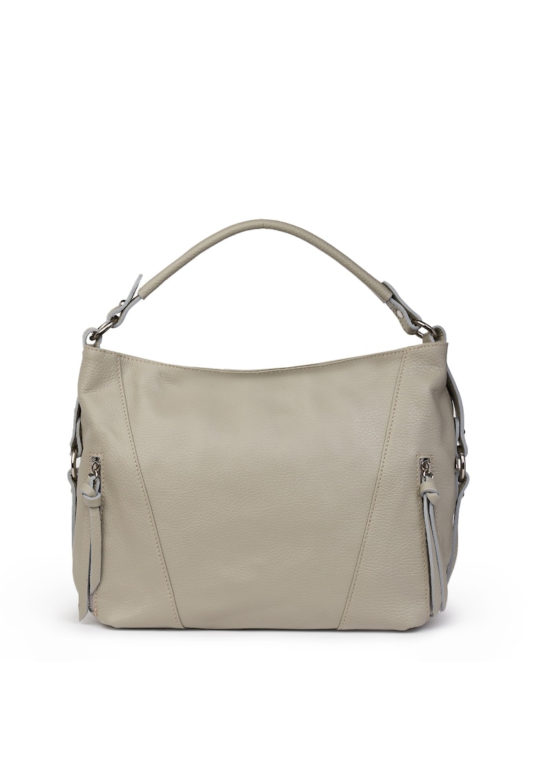 Geanta dama din piele naturala Samira galben