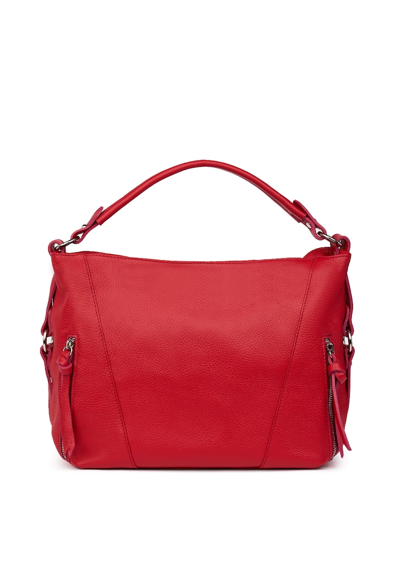 Geanta dama din piele naturala Samira galben