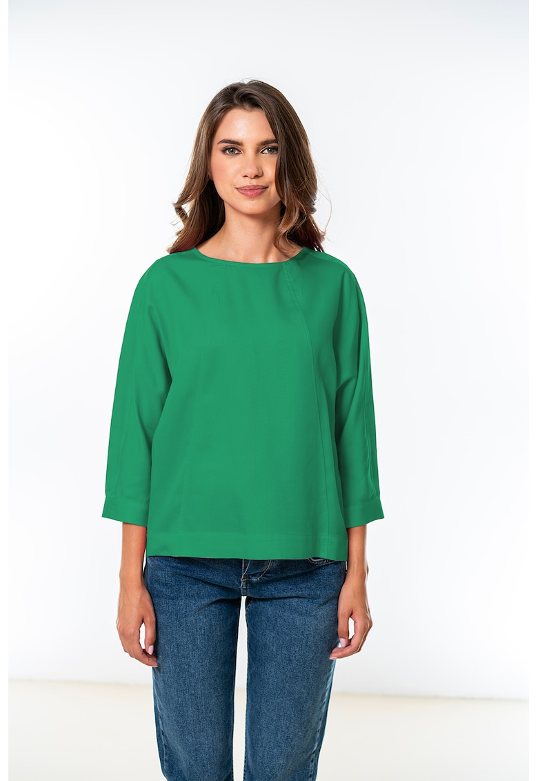 Bluza din lyocell cu maneci 3/4 Yvonne