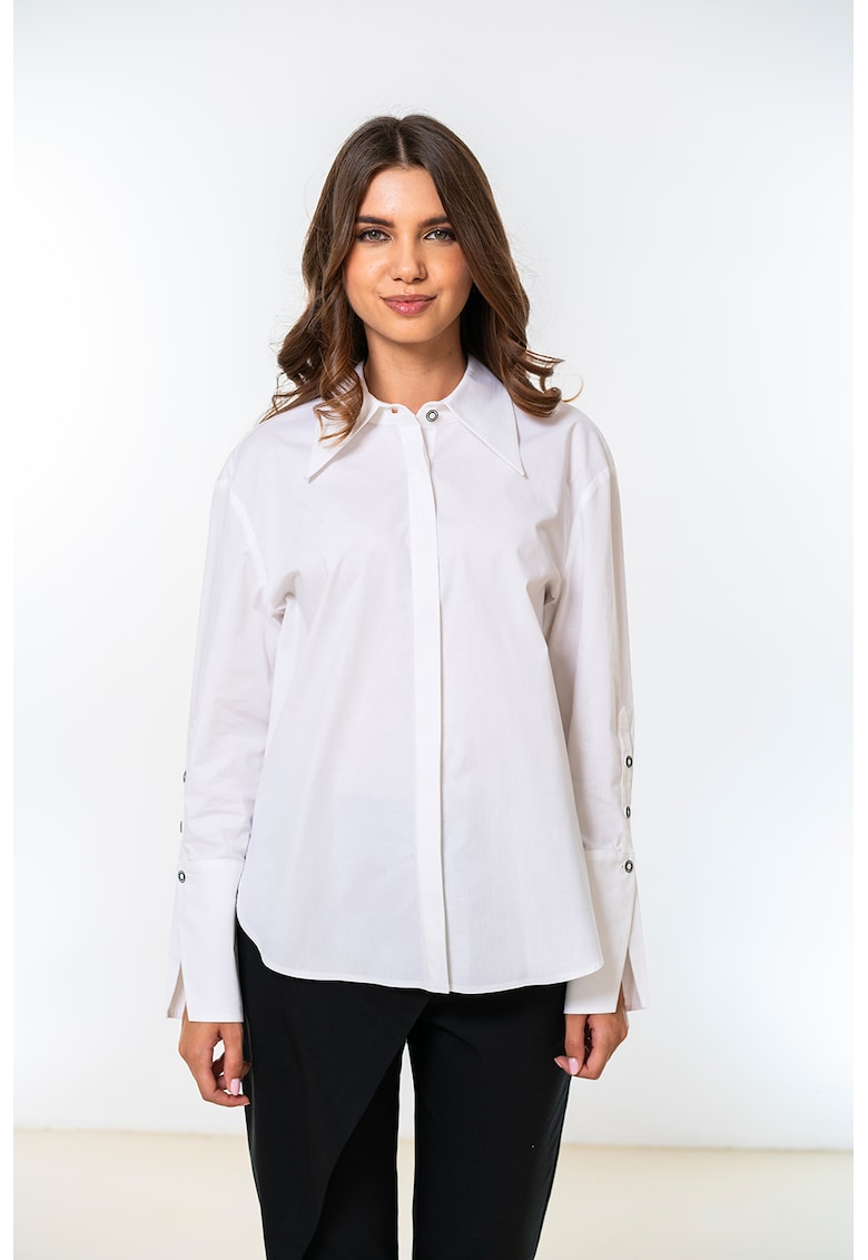 Camasa asimetrica cu maneci cazute Rachel