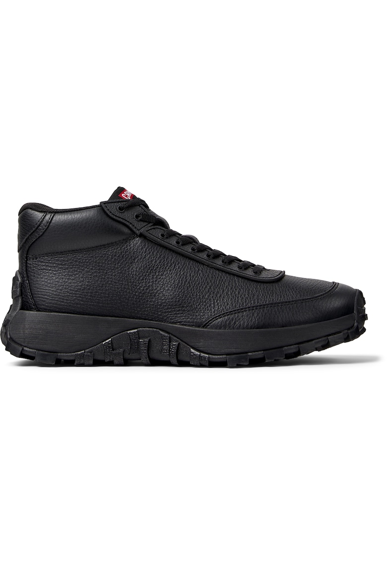 Pantofi sport mid-high de piele Drift Trail - Negru