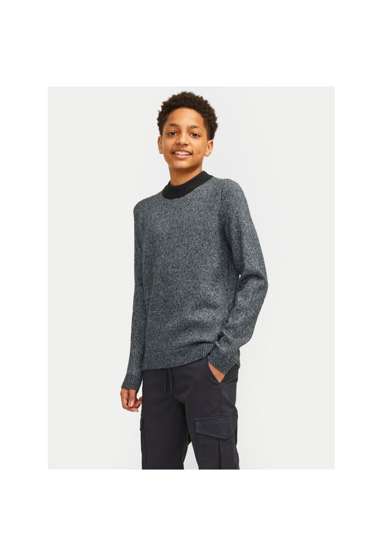 Jack&Jones Junior Pulover Space 12262664 Albastru Regular Fit - Poliester