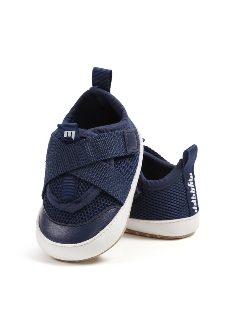 Pantofi Sport Casual - Textil - Baieti - Velcro - Bleumarin