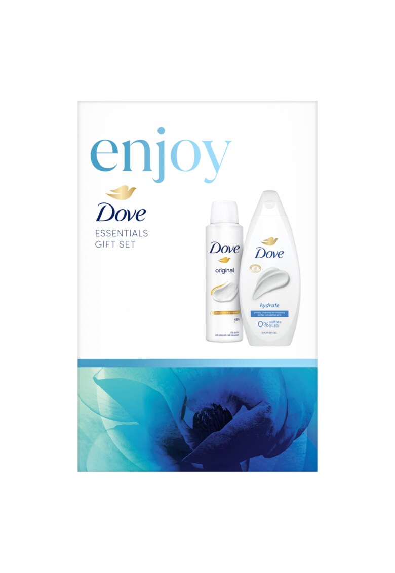 Set cadou : Gel de dus Hydrating - 250ml + Deodorant Dove Original - 150ml