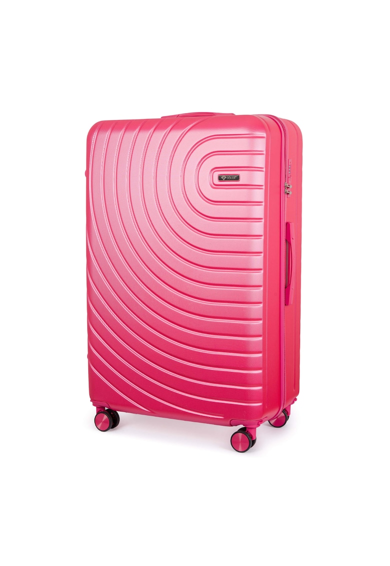 Troler mediu STL1064 - Aventor - ABS - 24"" - M - culoare coral Troler mediu STL1064 - Aventor - ABS - 24"" - M - culoare coral