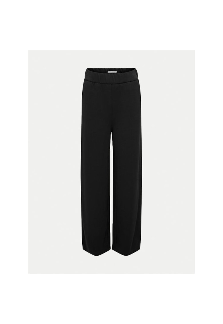 Pantaloni din material 15316379 Negru Loose Fit - Viscoza