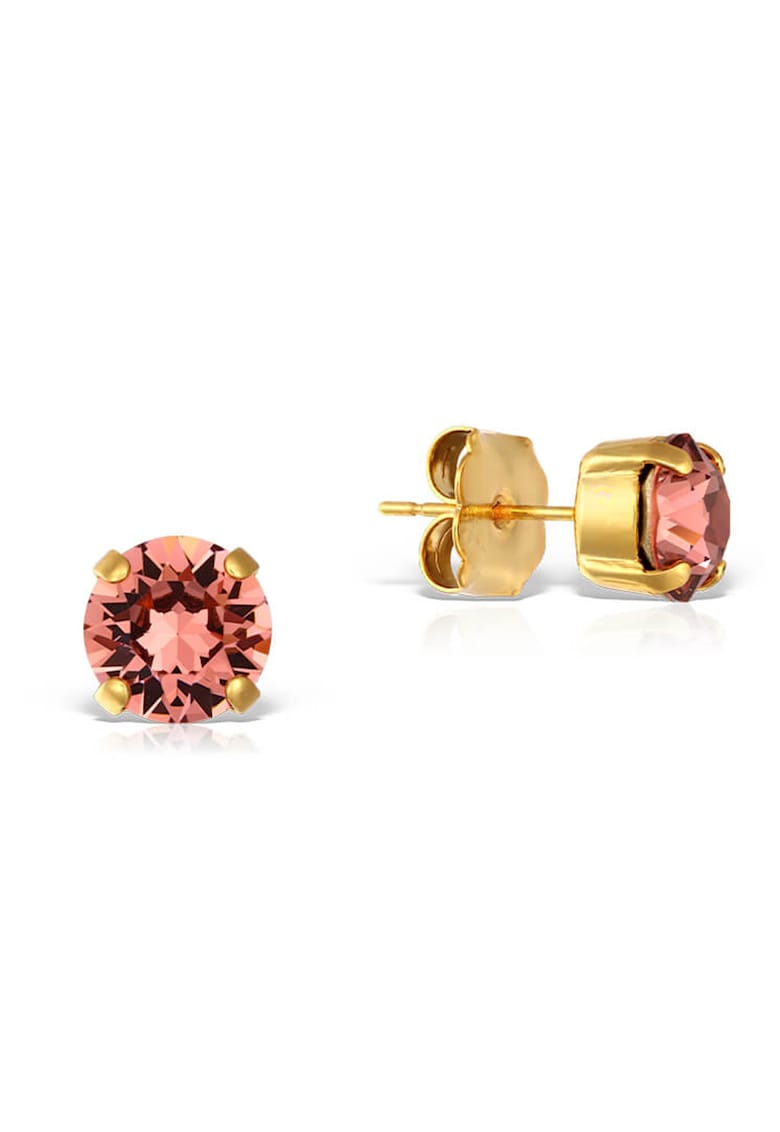 Crercei cu tija si cristal - placati cu aur de 24K