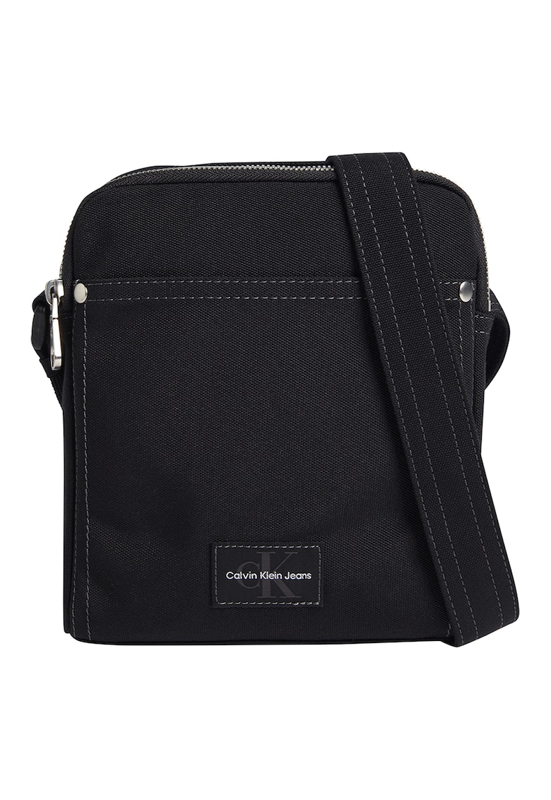 Geanta crossbody cu buzunar exterior