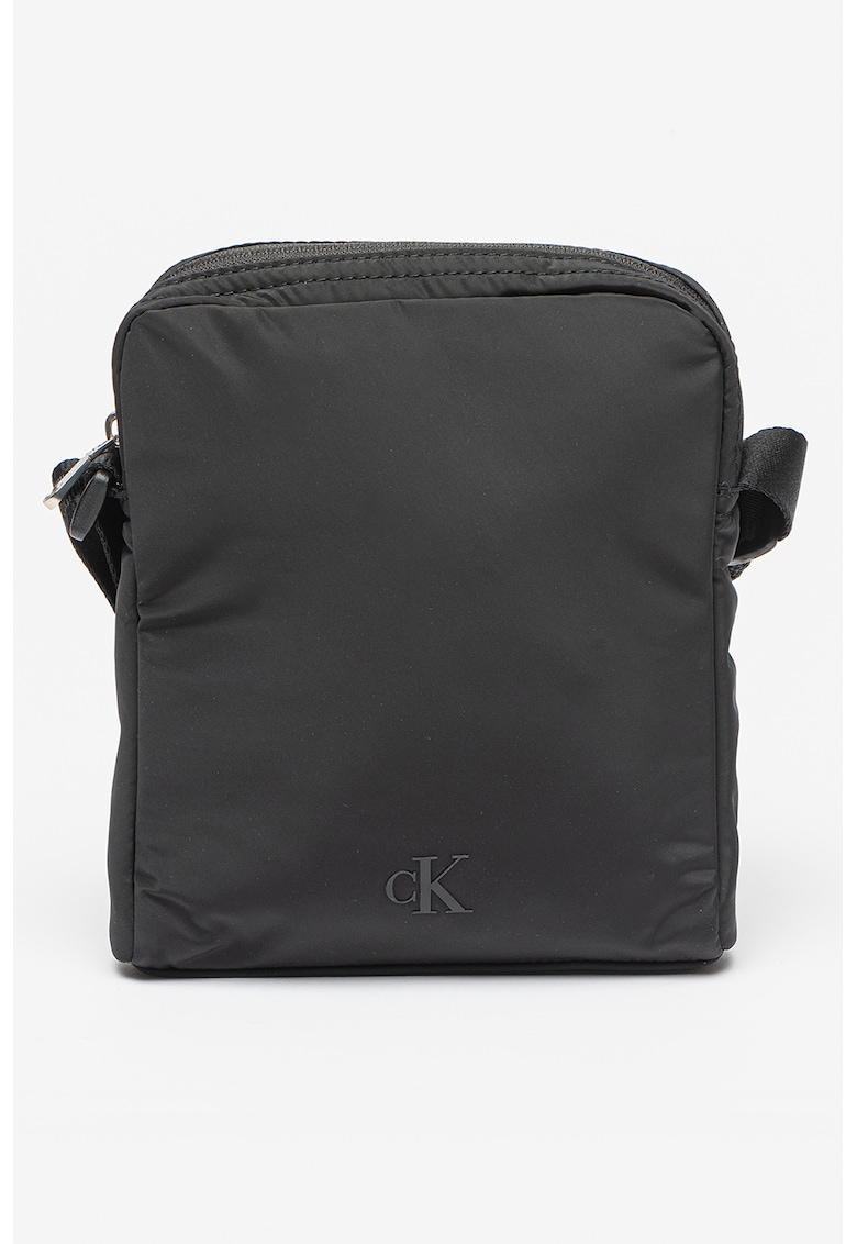 Geanta crossbody cu logo discret