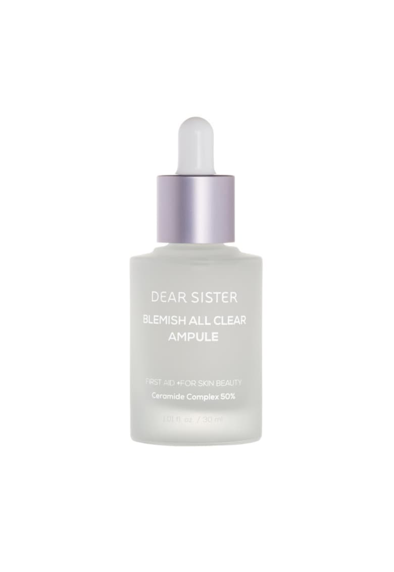 Ser facial pentru indepartarea petelor si a imperfectiunilor cu un complex de Ceramide si Centella Asiatica - Blemish All Clear - 30 ml