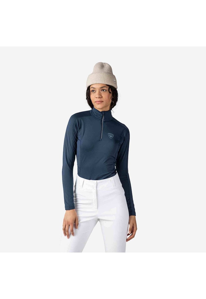 Bluza sport W Classique - cu fermoar - pentru femei - albastru inchis - Albastru inchis