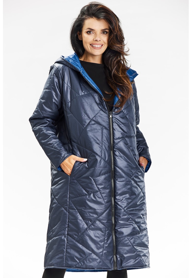 Geaca dama A685 - Poliester - Bleumarin