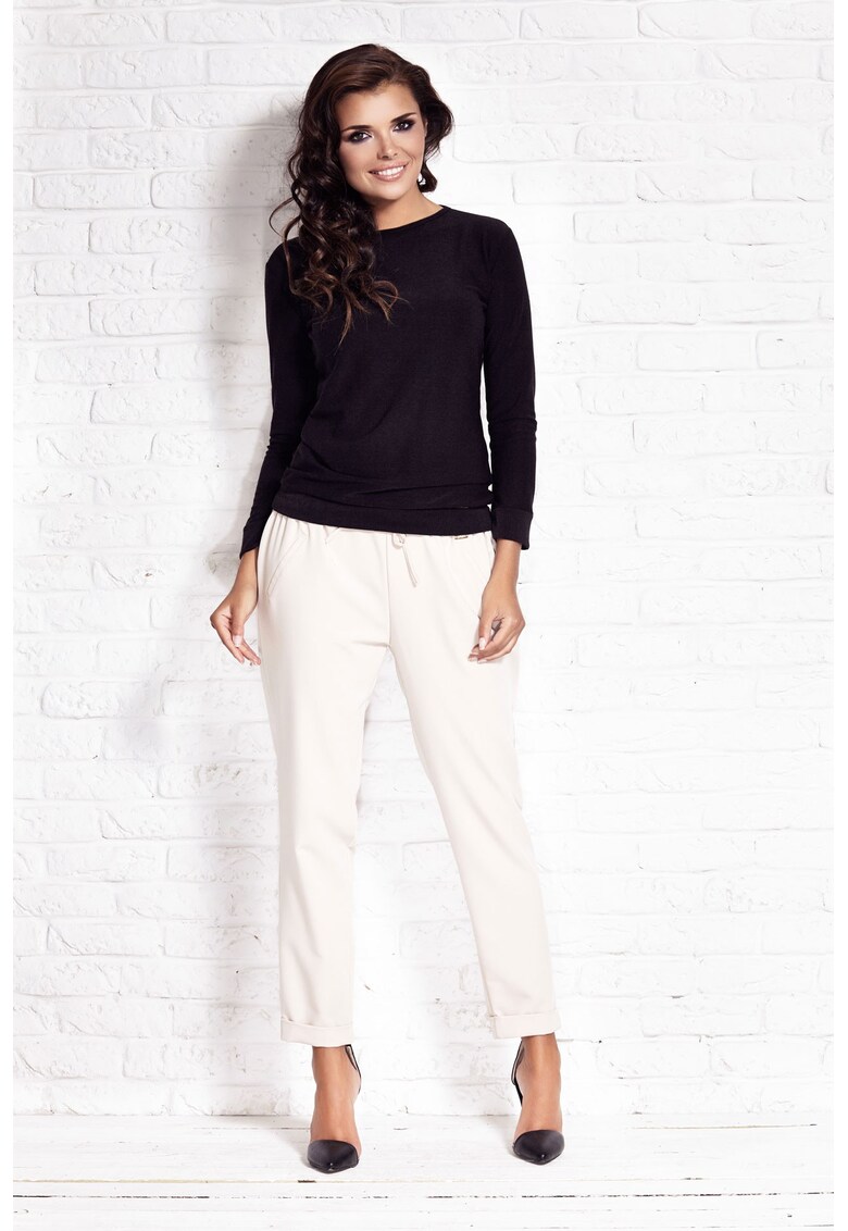 Bluza dama - Poliester/Viscoza - Negru