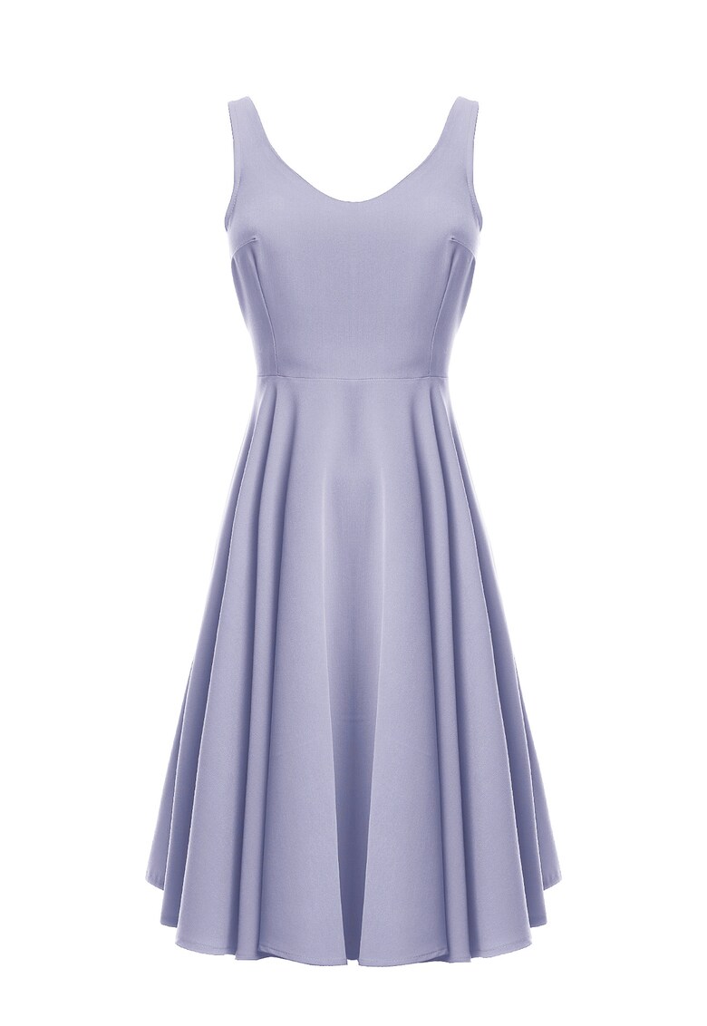 Rochie dama - Poliester - Albastru - A139
