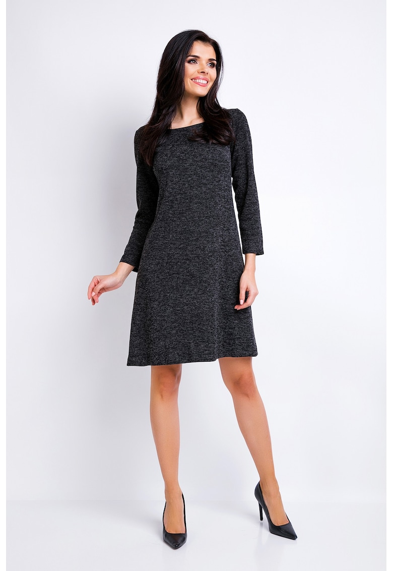 Rochie dama - Poliester - Gri inchis - A162