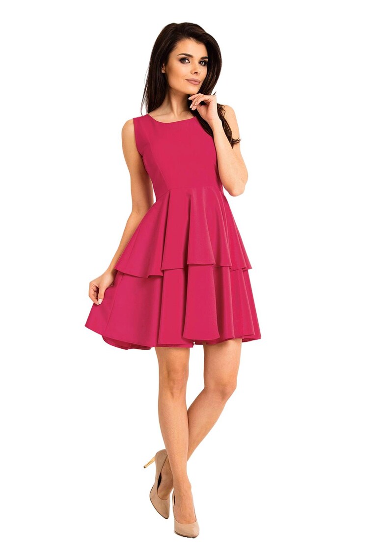 Rochie A163 - roz - Roz