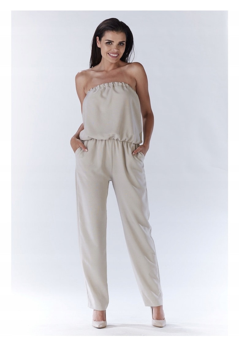 Salopeta dama - Poliester/In - Bej