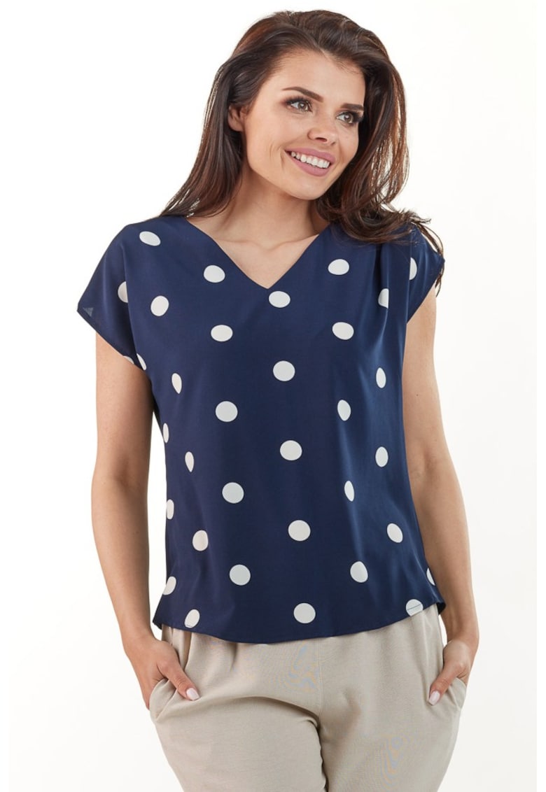 Bluza model 117538 - Albastru inchis