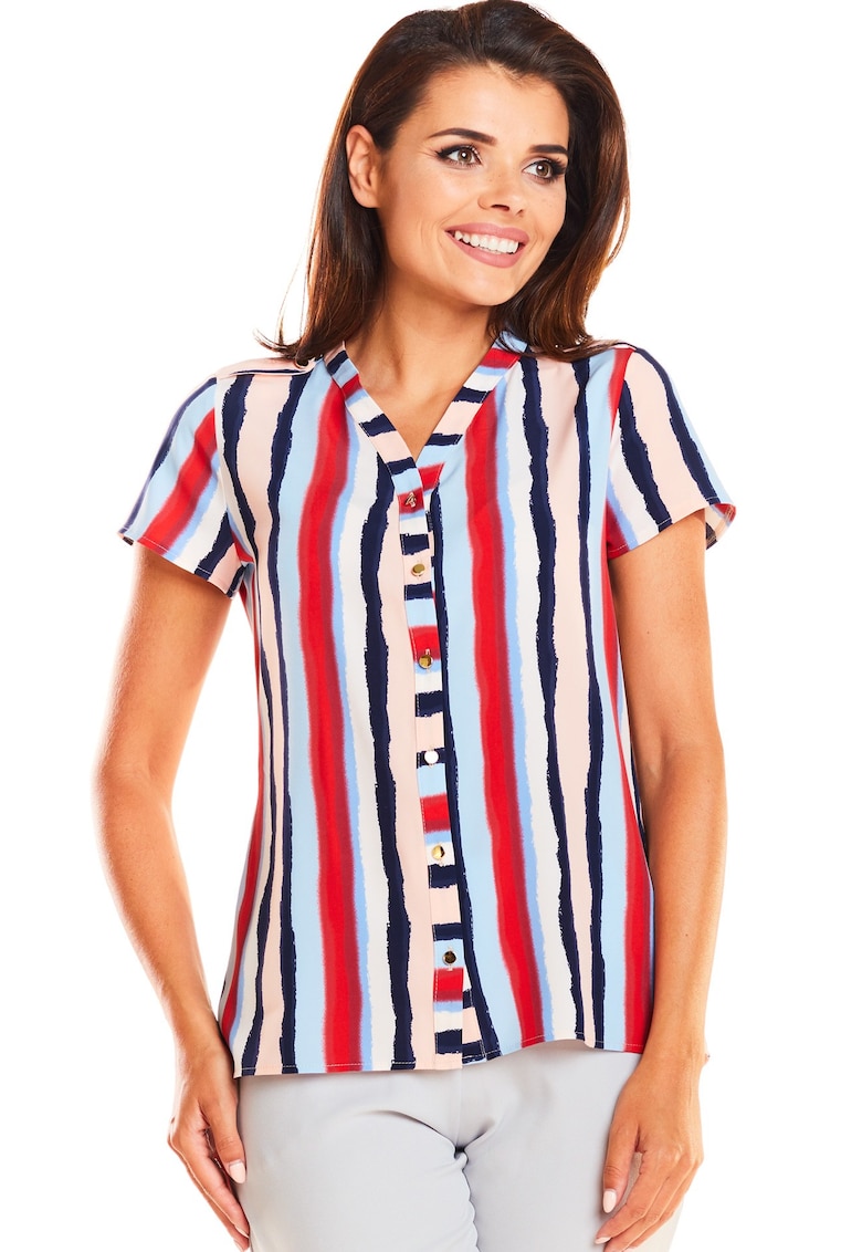 Camaşa cu maneca scurta model 129980 - Multicolor