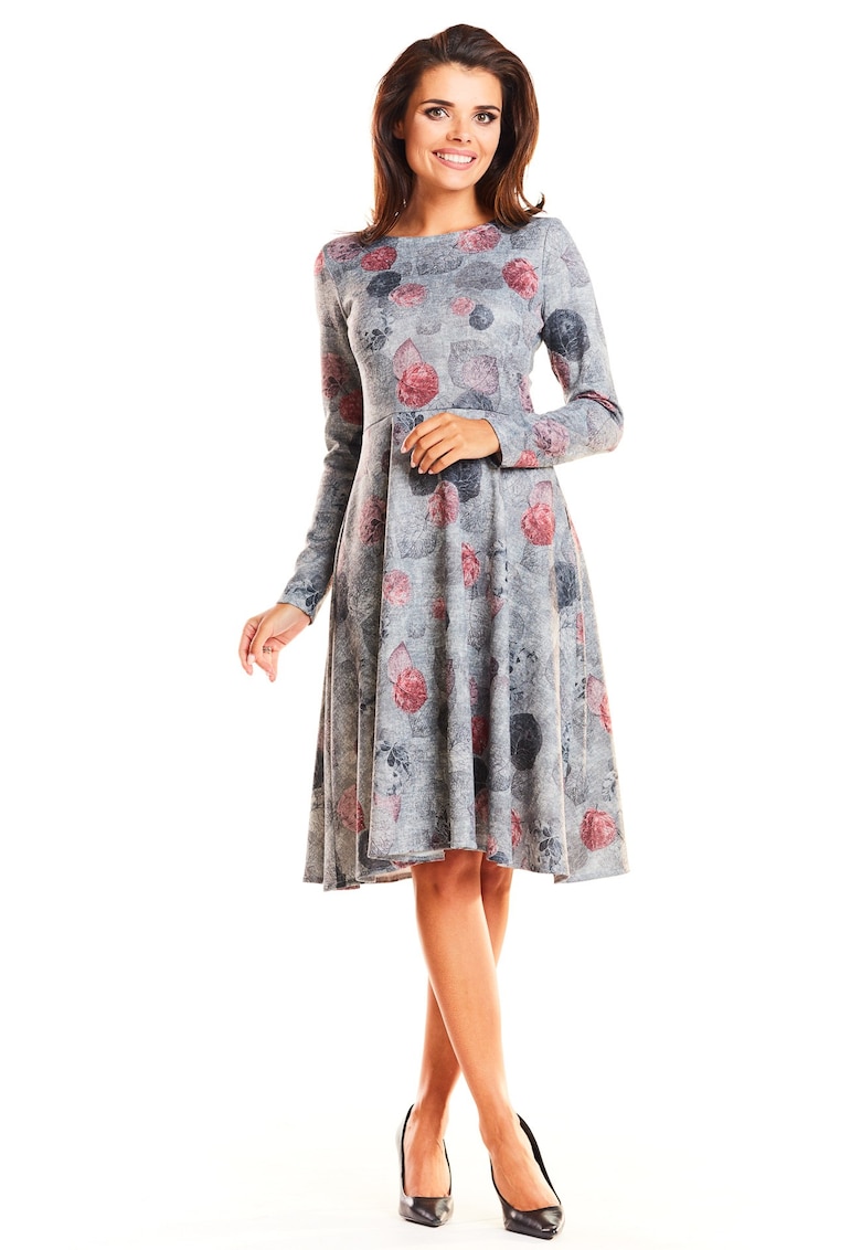 Rochie dama - Poliester - Gri - A250
