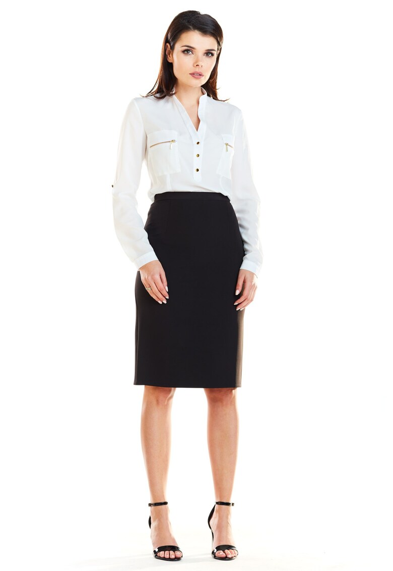 Fusta A255 pentru dama Poliester - Negru