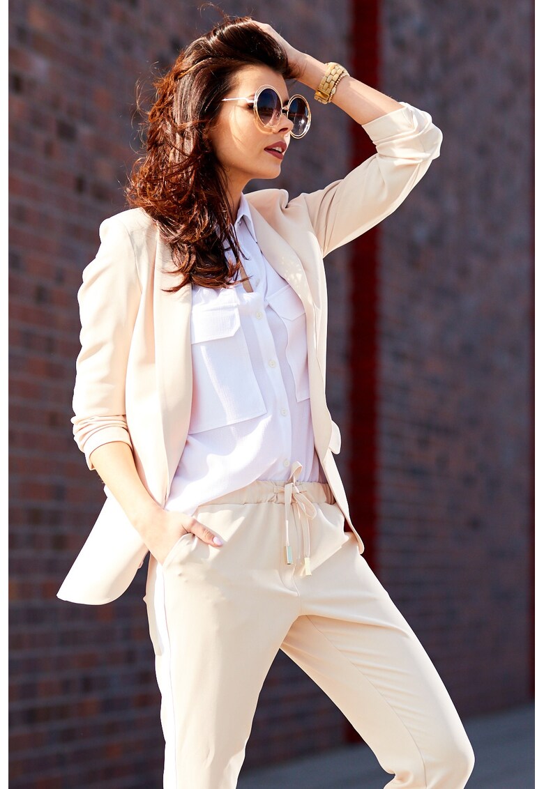 Camaşa cu maneca lunga model 129926 Alb