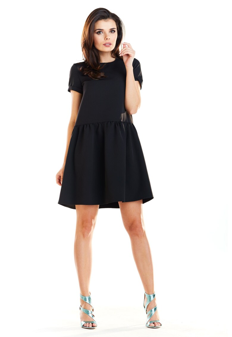 Rochie dama - Poliester - Negru - A277