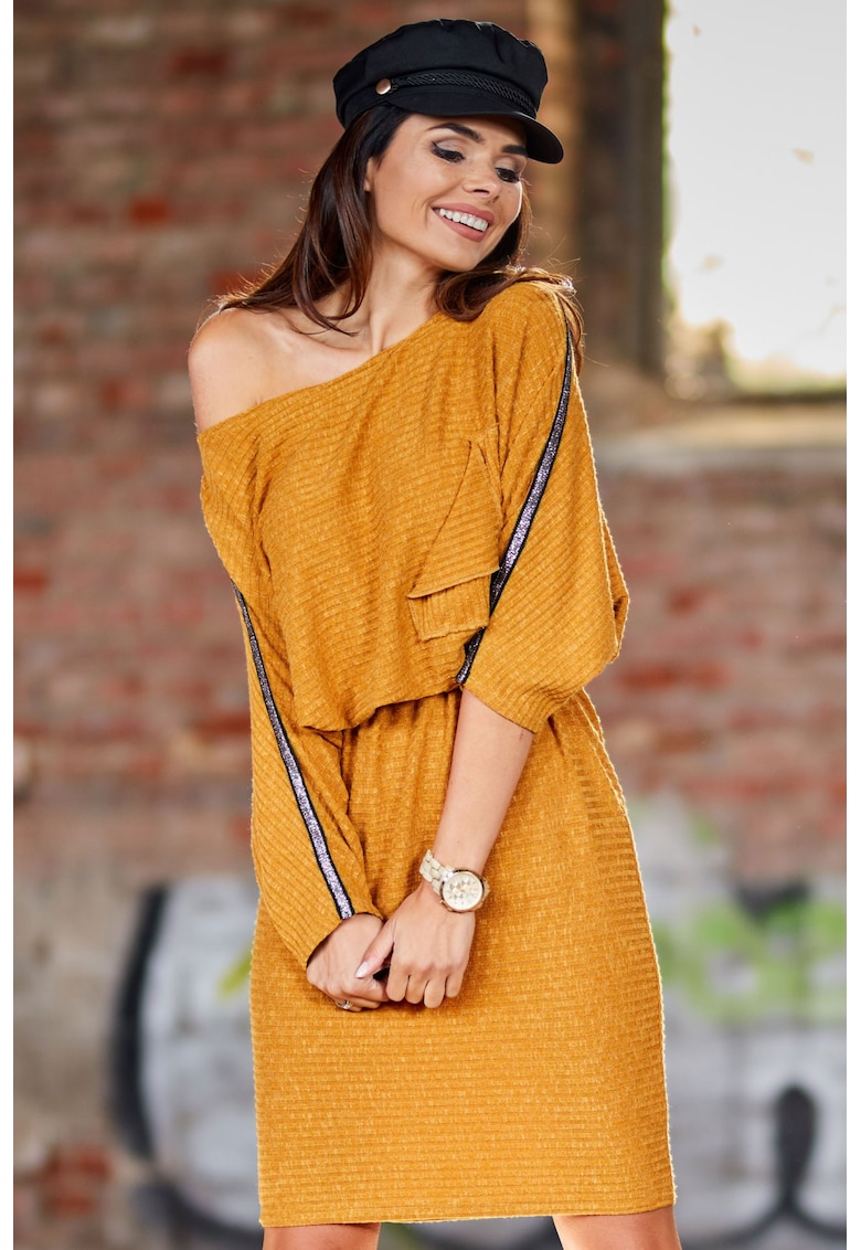 Rochie dama - Viscoza - Caramel - A325