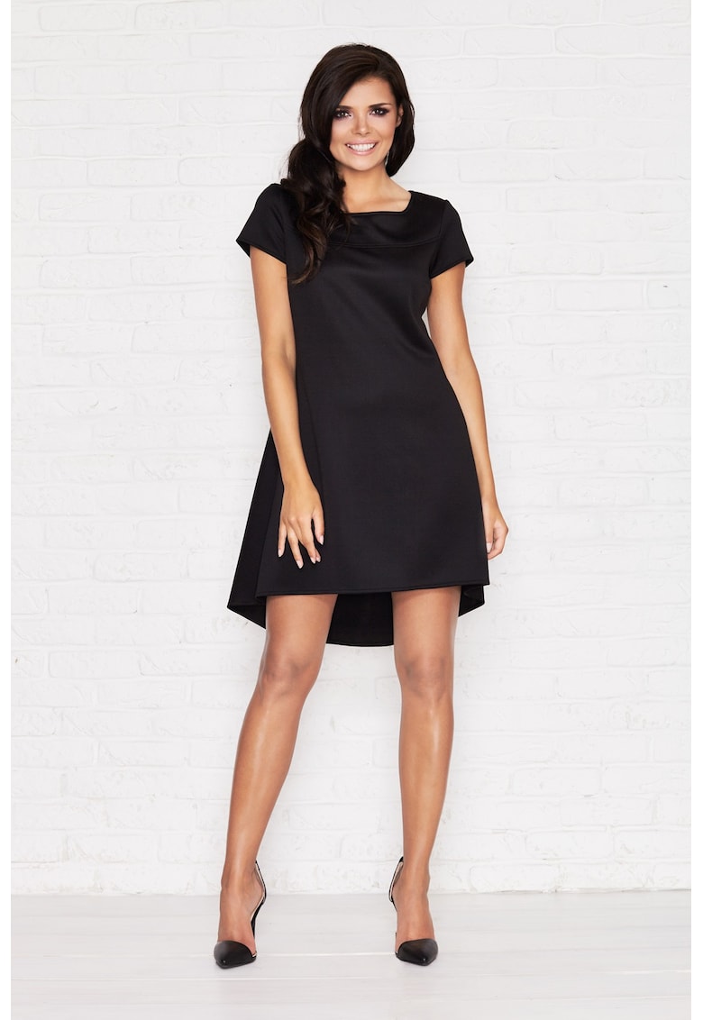 Rochie dama - Poliester - Negru - M003