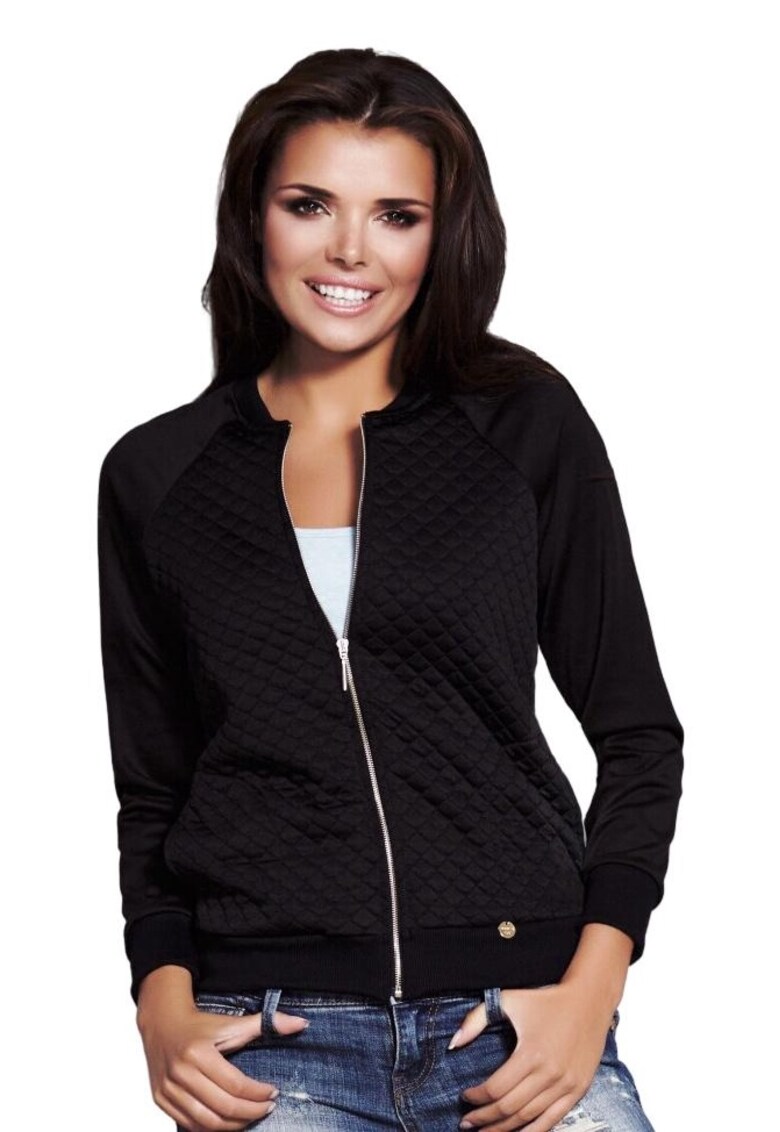 Hanorac dama - Poliester/Elastan - Negru