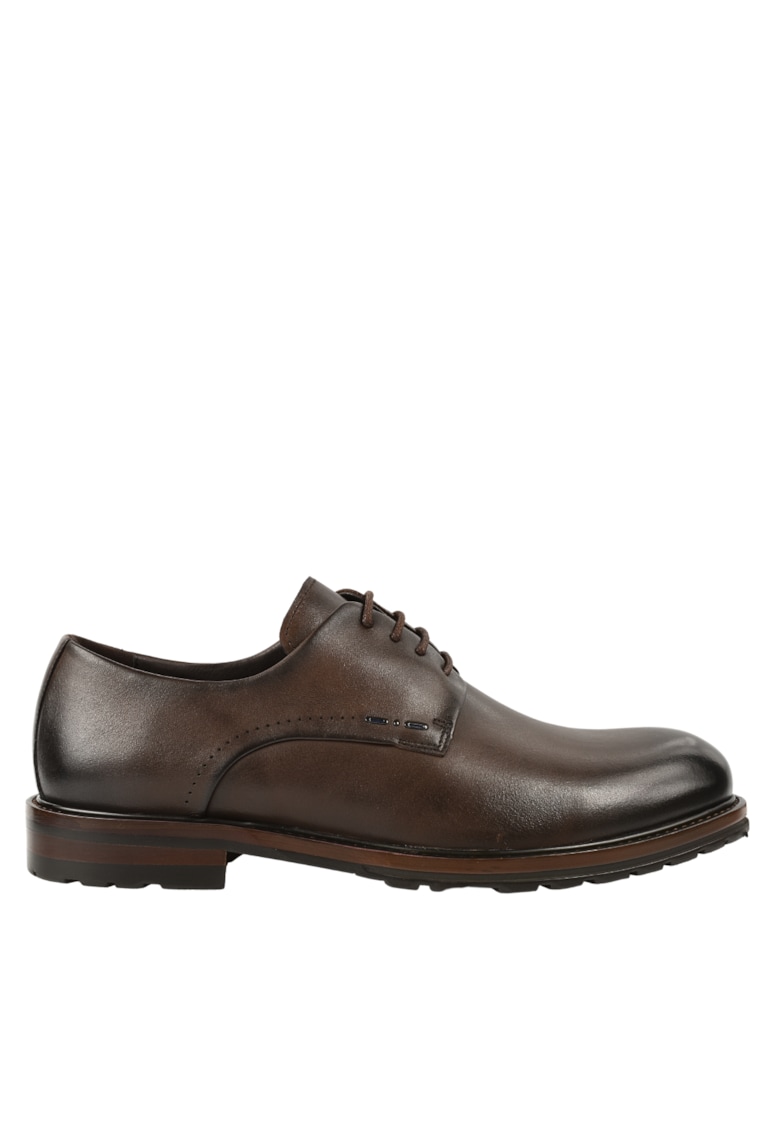 Pantofi eleganti - barbati -  KD2-206161B maro - piele naturala