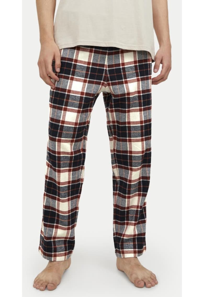 Jack&Jones Pantaloni pijama Crimon 12182711 Colorat Regular Fit - Bumbac