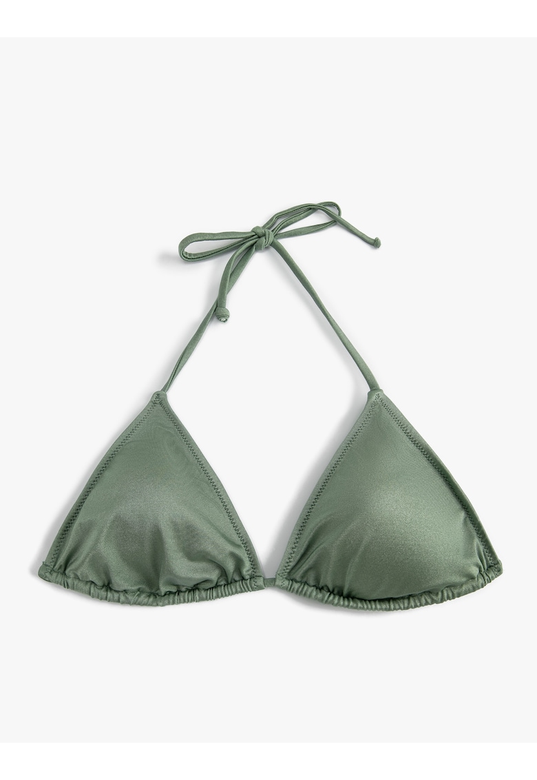 Sutien de baie cu cupe triunghiulare - Verde