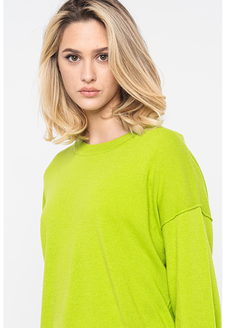 Pulover supradimensionat din amestec de lana si casmir