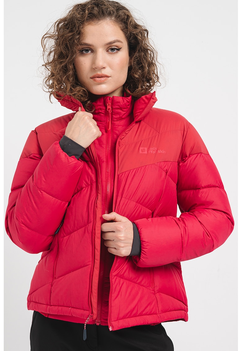 Geaca cu fermoar si logo