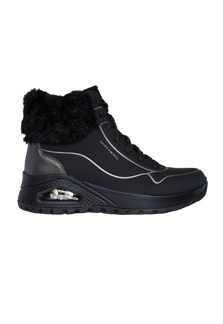 Cizme cu garnituri de blana sintetica Uno Rugged Fall Shimmer Durabuck