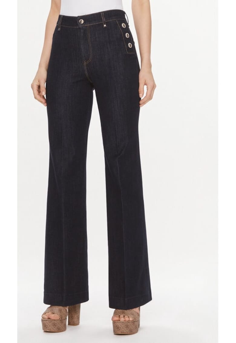 Blugi New Faye W4RA0P D2QU1 Bleumarin Relaxed Fit - Bumbac