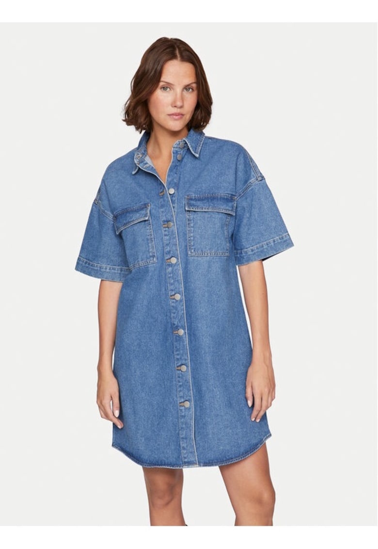 Rochie de blugi Maya 14105190 Albastru Regular Fit - Bumbac