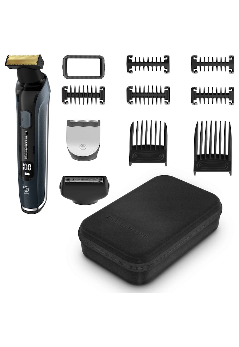 Aparat de tuns - conturat si ras Forever Sharp Ultimate - autonomie 120 min - 18 setari - accesoriu ras barba si parul corporal - wet & dry - negru