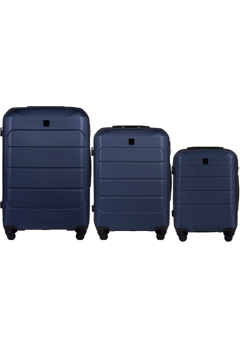 Set 3 trolere cabina Gannet ABS+ albastru