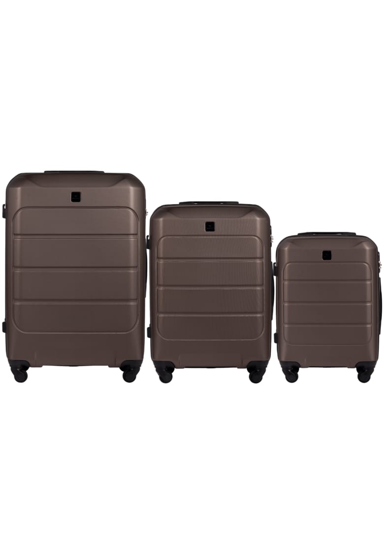 Set 3 trolere cabina Gannet ABS+ maro