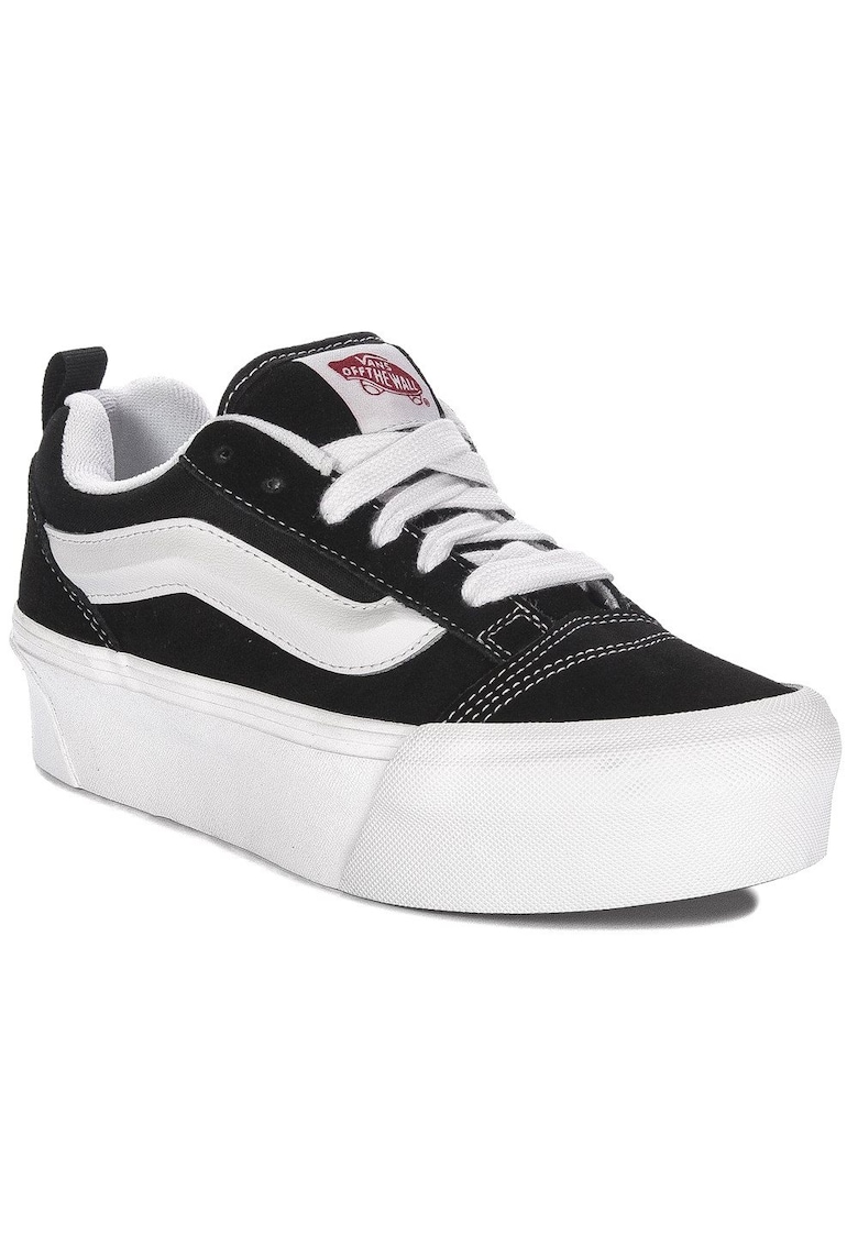 Pantofi dama VN000CP66BT1 - Piele intoarsa - Negru/Alb